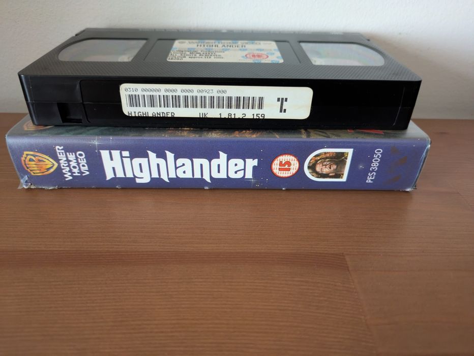 VHS " Highlander" 1986 (Opt. Estado)