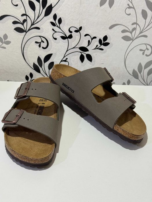 Шльопанці Birkenstock Arizona Birko-Flor - Stone Coin, 41р