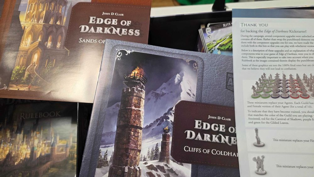 Edge of darkness collectors board game Guild Master edition