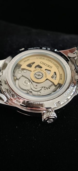 Zegarek męski Seiko SRPE15J1 Presage Automatic Zielony