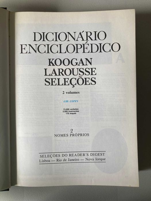 Dicionário Enciclopédico Koogan Larousse Seleções (todos os 3 volumes)