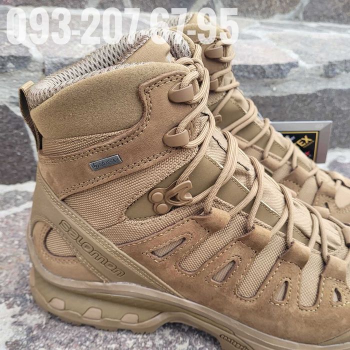 Тактичні черевики SALOMON Quest 4D GTX Forces 2 оригінал, койот