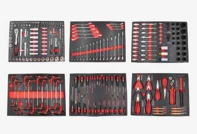 KIT   CARRINHO 8611 VERMELHO OU PRETO + 86236