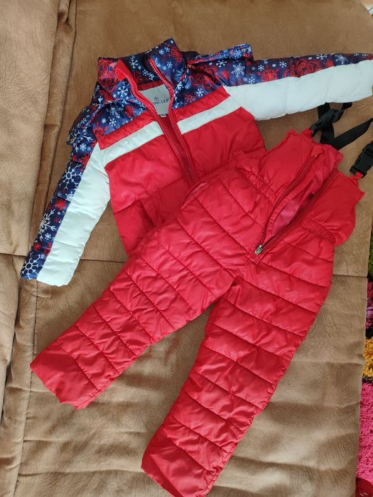 Комбінезон Монклер 2-4 роки пух комбез зима детский комбинезон зимний