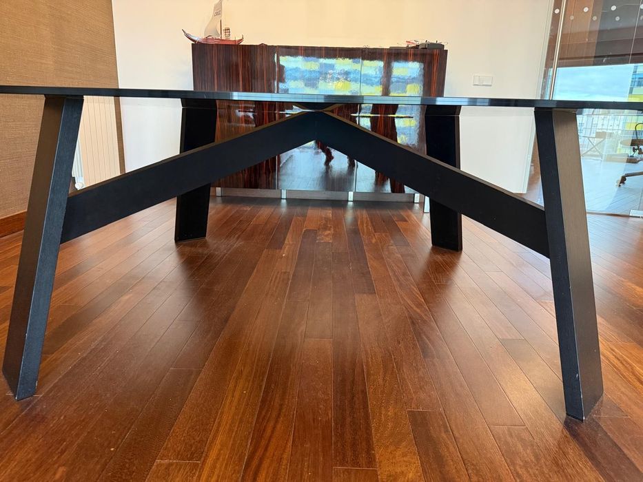 Mesa Minotti Tampo em Vidro