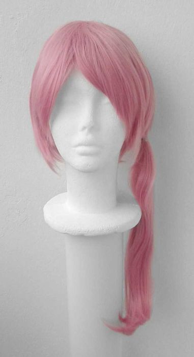 Lightning Final Fantasy różowa peruka z kitką cosplay wig różowy