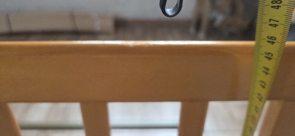 Barierka drewniana ochronna do łóżka dziecka