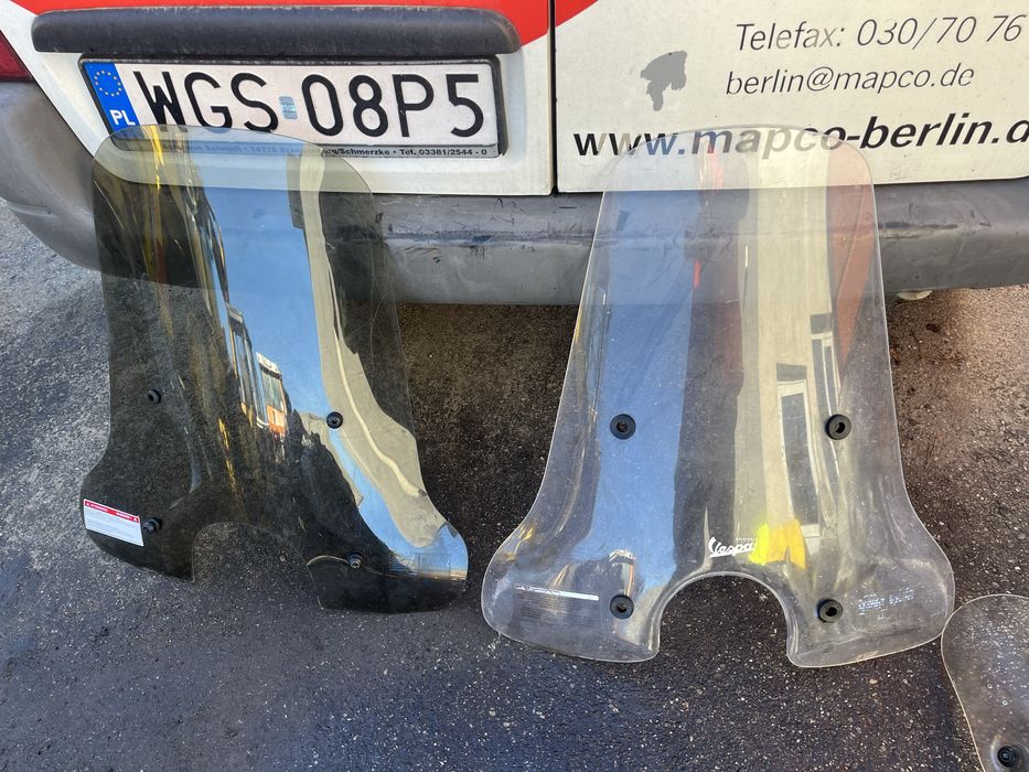 Szyba/owiewka skuter Piaggio/Sym/Vespa/Kymco/Retro