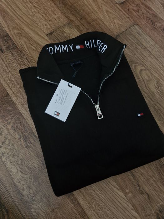 Nowa bluza męska 3nitkowa bawełna ocieplana M t.h suwak metki prezent