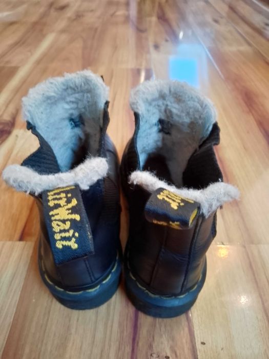 Dr,Martens Leonore róż 37 skórzane botki