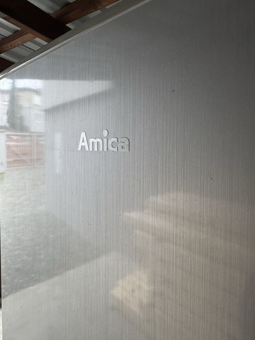 lodówka Amica srebrna wolnostojąca
