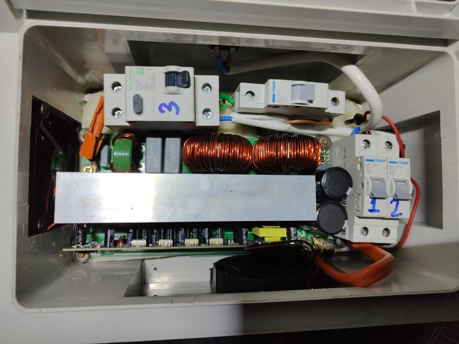 Інвертор 220в/5кВт/чиста синусоїда від батареї електромобіля 320-420в