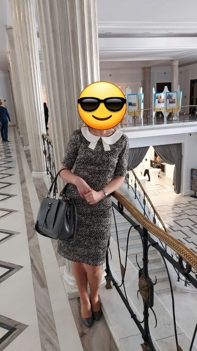 Sukienka Simple 34 elegancka klasyk