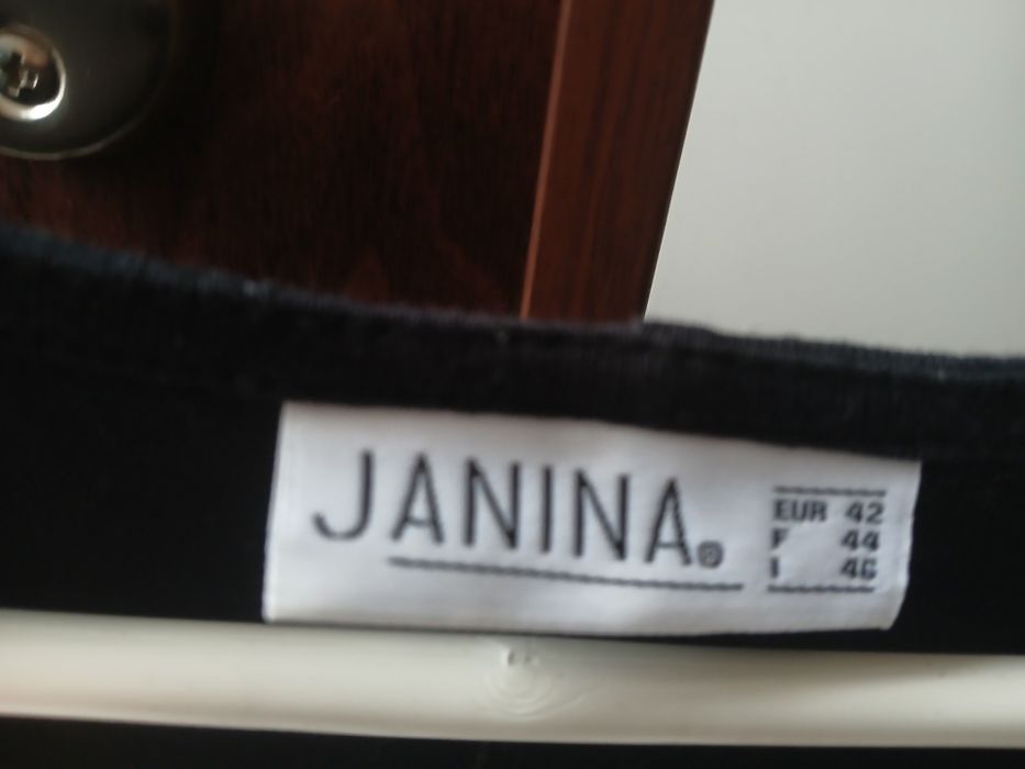 Bluzka z zamkiem Czarna 42-44 Jak Nowa