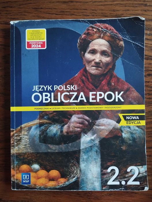 Dwa podręczniki do języka polskiego oblicza epok 2.1 i 2.2 nowa edycja