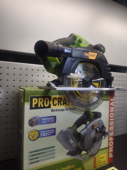 Циркулярна акумуляторна дискова пила Procraft PCA20 Без АКБ та З/П
