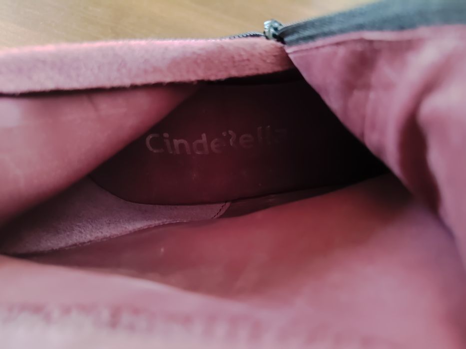 Шкіряні весняно-осінні сапожки Cinderella