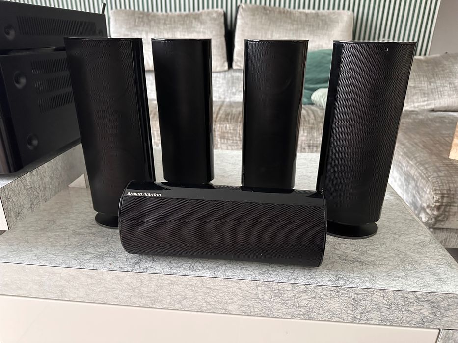Harman Kardon AVR370 + BDT 30 + kpl głośników HKTS