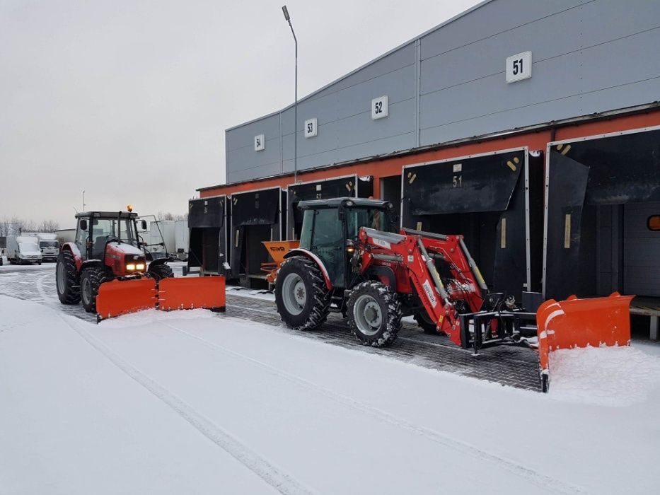 Odśnieżanie, utrzymanie dróg, parkingów Warszawa, wynajmę ciagnik