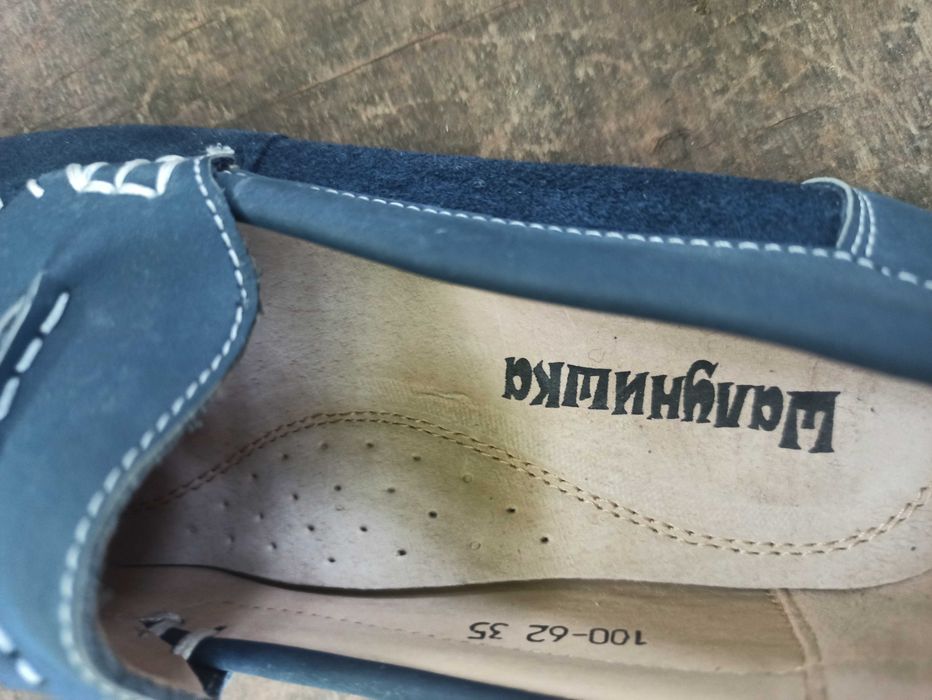 Нові замшеві туфлі ТМ "Шалунішка" на хлопчика 35р(22.6см) 365грн