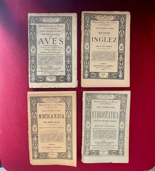 Livros de ensino, Gravuras e Mapas antigos, Séc XIX