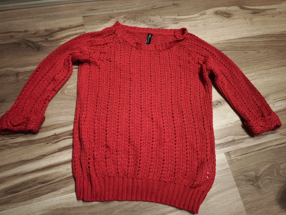 Sweterek ciemny róż, malina