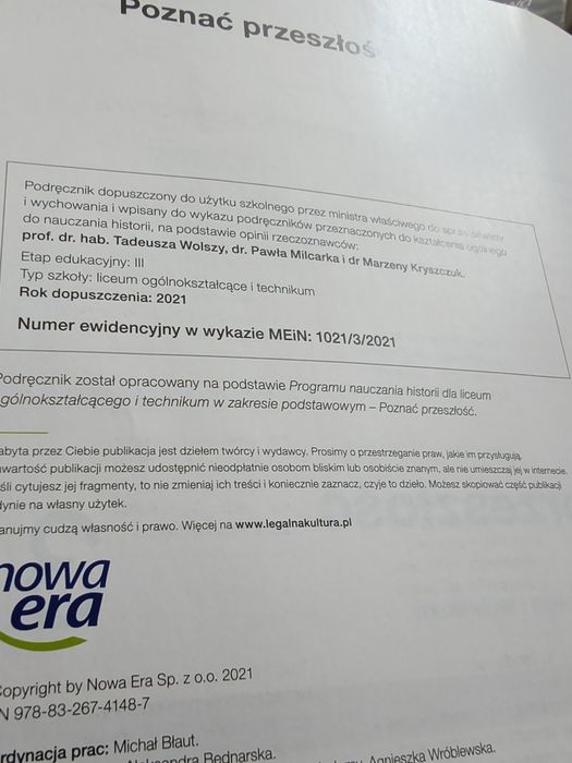 Poznać przeszłość 3 podstawa