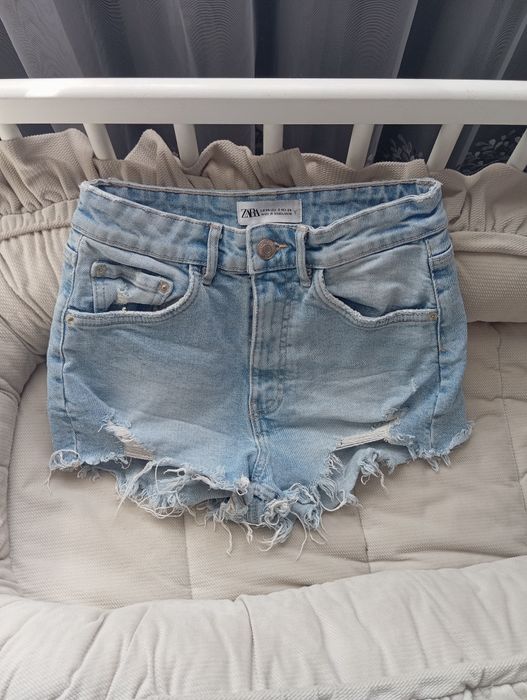 Spodenki szorty jeansowe dżinsowe Zara XS