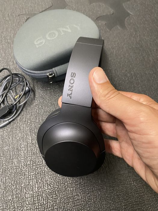 Auscultadores Sony h.ear on MDR-100ABN Bluetooth c/Bolsa
