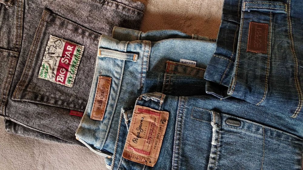 Mini spódnica jeansowa: Esprit, Pepe Jeans, Dallas, Big Star S/M