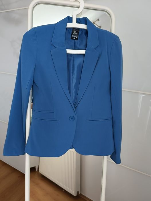 Marynarka Sinsay niebieska rozmiar 34