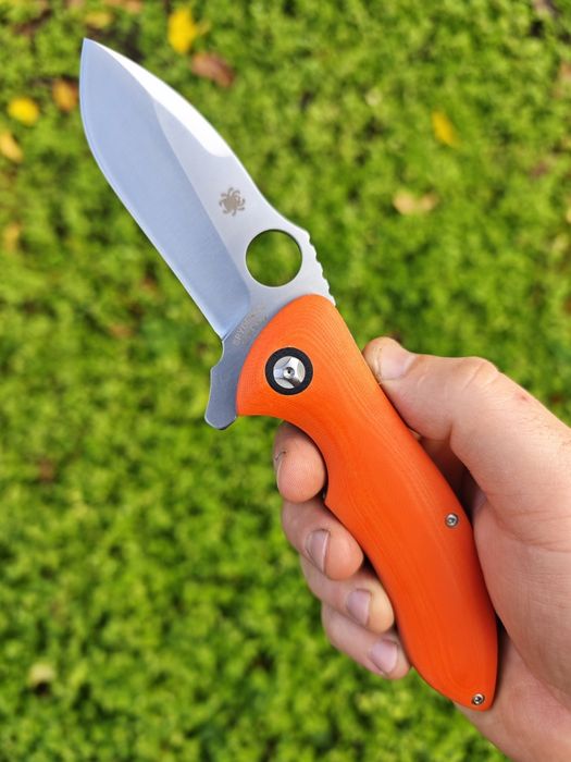 SPYDERCO RUBICON C187, ломик на подшипниках,флипер с G10,military