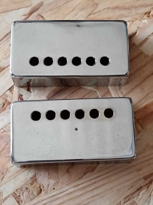 Humbucker pickup cover Chrome (Par). Vintage.
