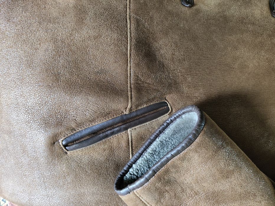 Чоловіча натуральна дублянка