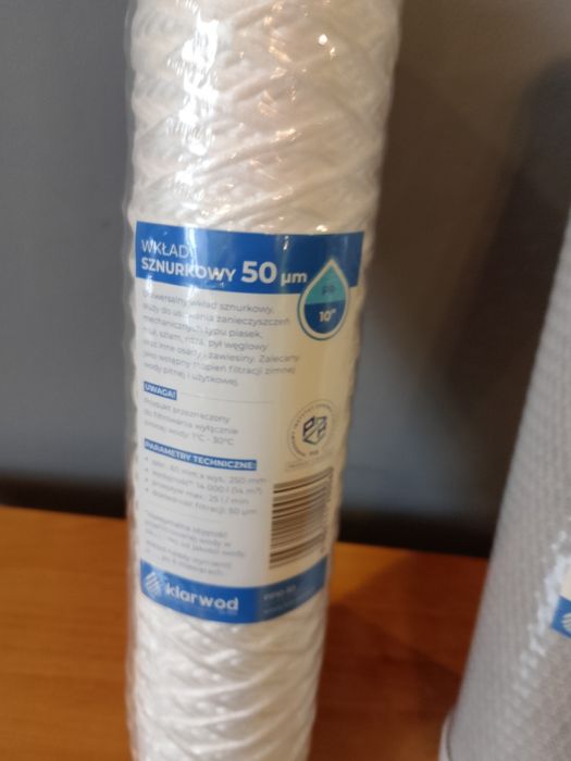 Zestaw filtrów do wody nowe tanio 2szt