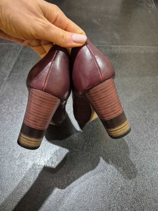 Czółenka damskie Kordel skóra  rozm.40