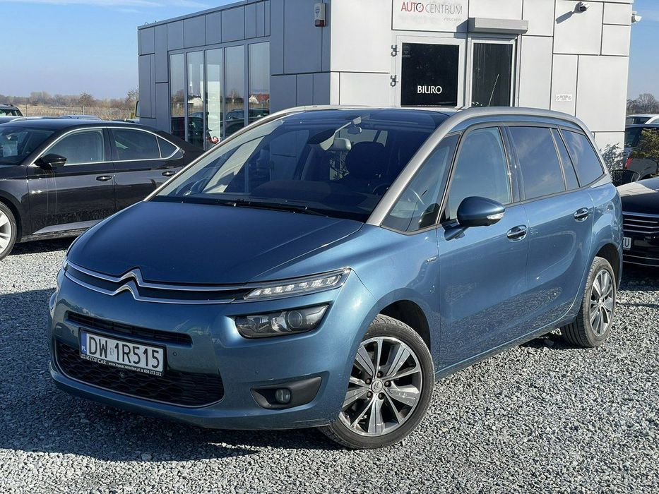 Citroën C4 Grand Picasso 2.0 BlueHDi 150KM Exclusive, 7 osobowy, automat, kamera 360, FV23%