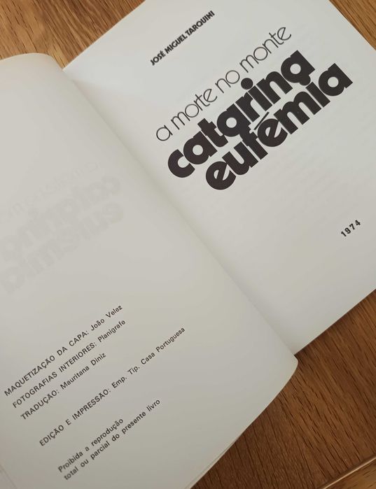 A morte no monte - Catarina Eufémia - J.M. Tarquini (portes incl.)
