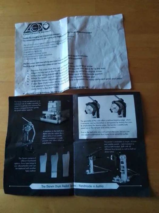 2x ACD direct drive tama pedals