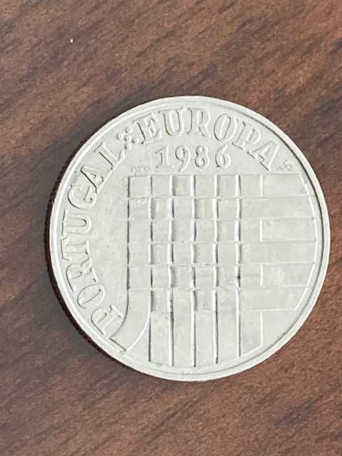 3 Moedas comemorativas 25 escudos, 1986 - Portugal Europa