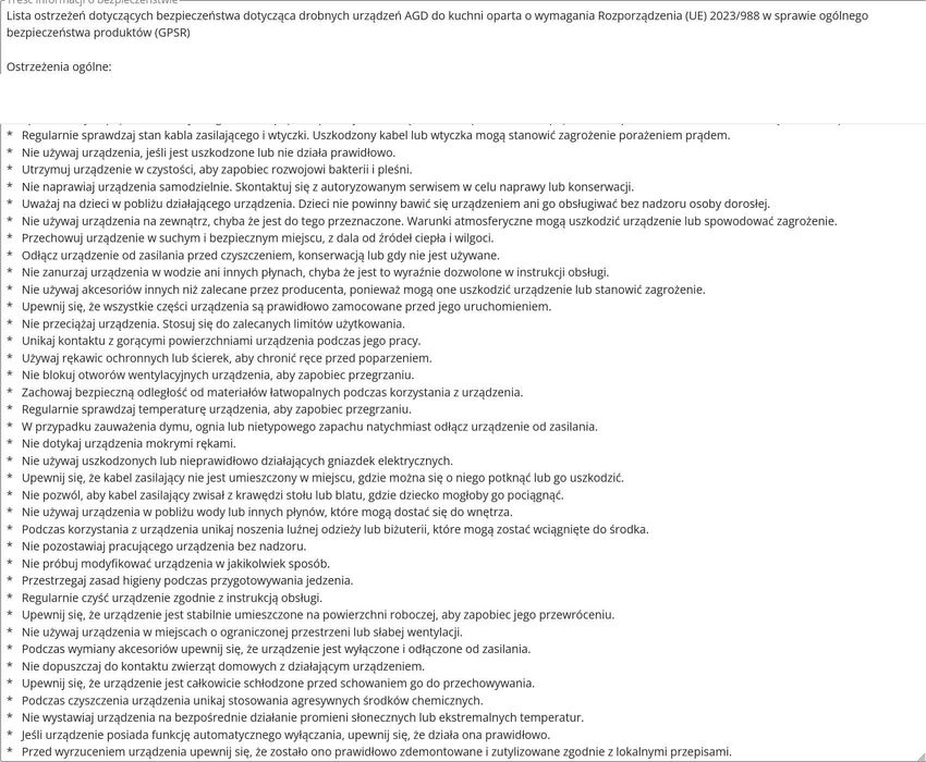 Mikser Ręczny Elektryczny Ciasta Kremy 7 Biegów Trzepaczka Mocny 260W