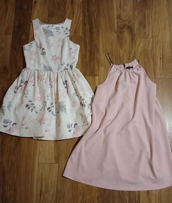 Sukienki wesele, eleganckie MOHITO i ANTALL 2 sztuki rozm.M