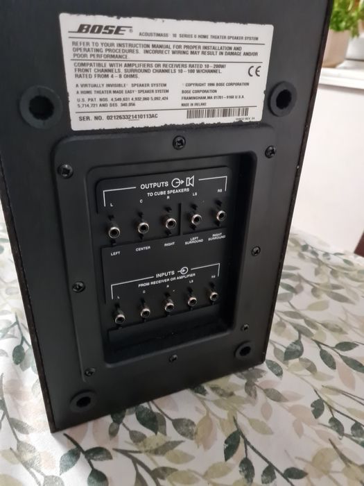 Bose acoustimass 10