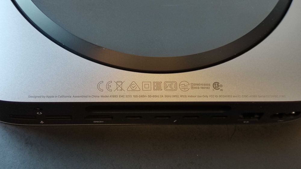 продам Mac Mini A1993 Intel Corei78thGen/32GB RAM/1TB SSD/10 GB