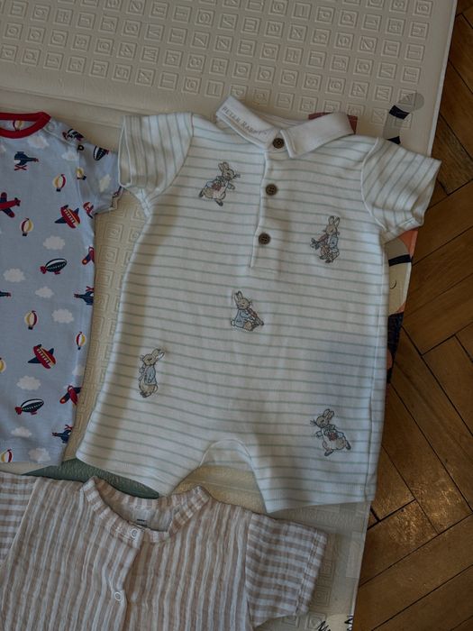 Набір літні Ромпер пісочники 0-3місяців