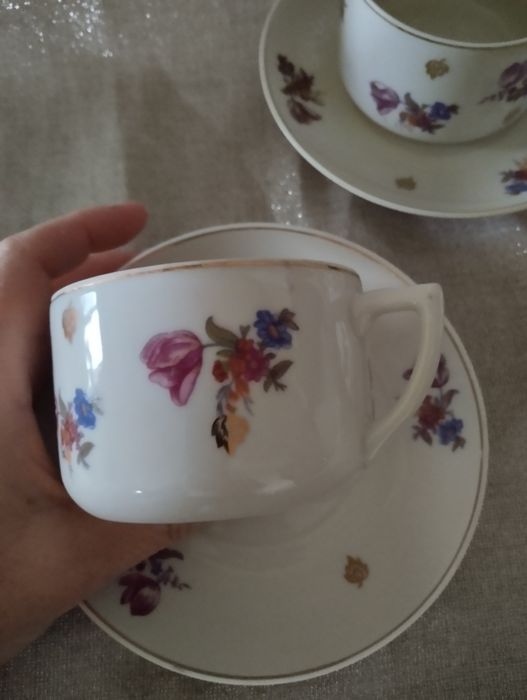 Чашки Довбиського порцелянового заводу 60- ті роки, вінтаж