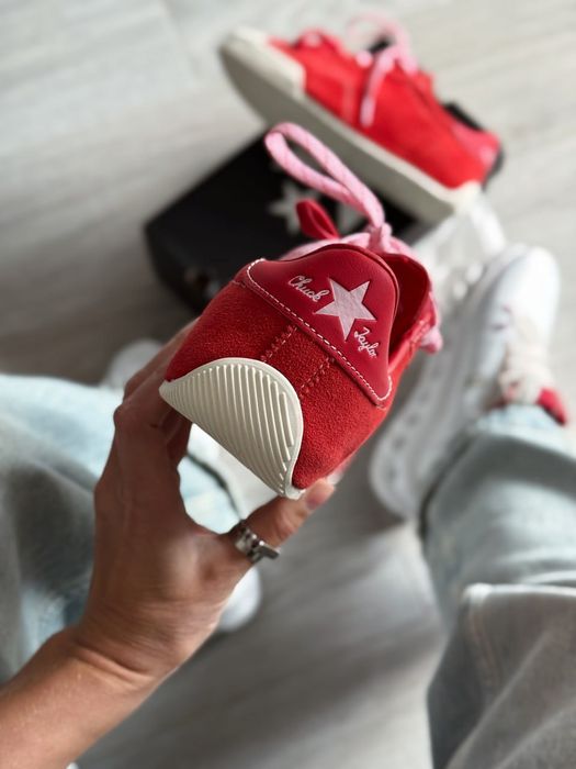 Кросівки Converse Chuck Taylor LO Red premium | Кроссовки жіночі