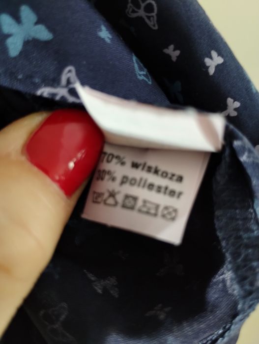 Koszula w motylki r. XXL