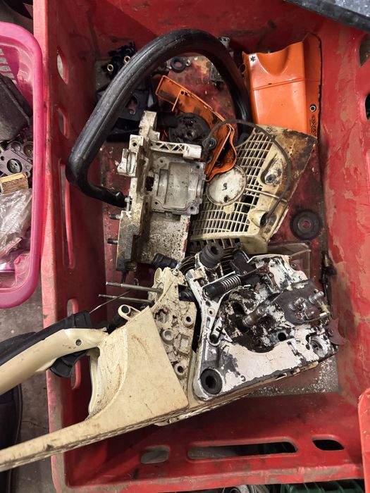 Ms 270 ms 280 piła pilarka na części stihl kabłąk cylinder tlok gaźnik