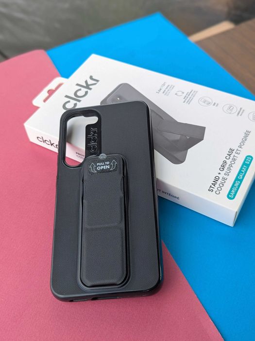 Чохол для Samsung Galaxy S23 - CLCKR Stand + Grip Series з підставкою